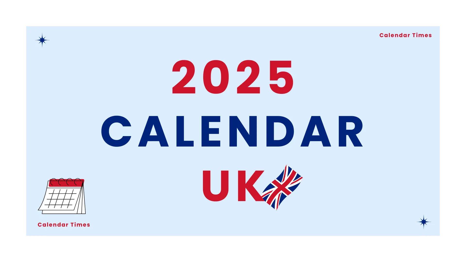 2025 Calendar UK