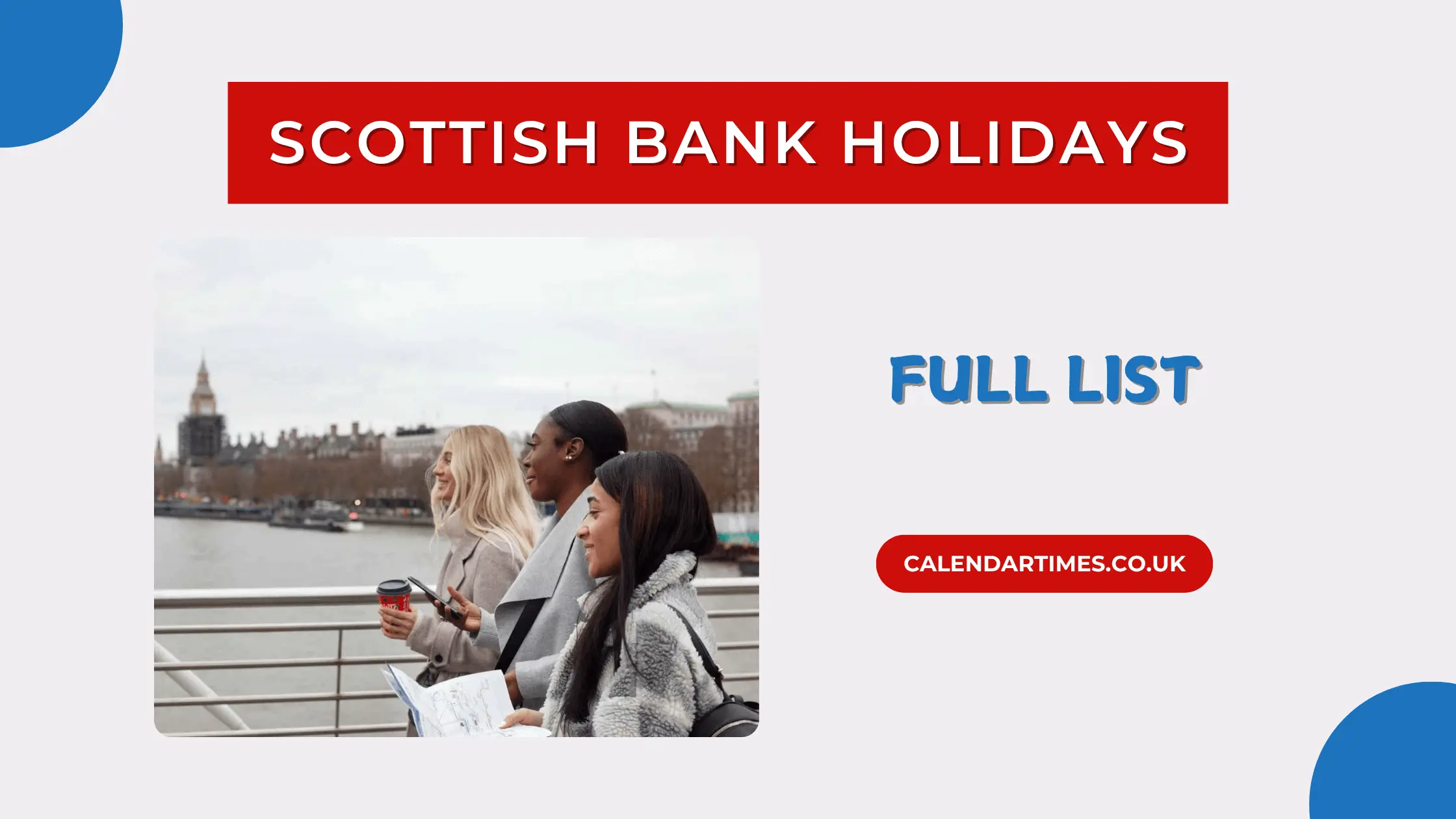 Scottish Bank Holidays 2025/26