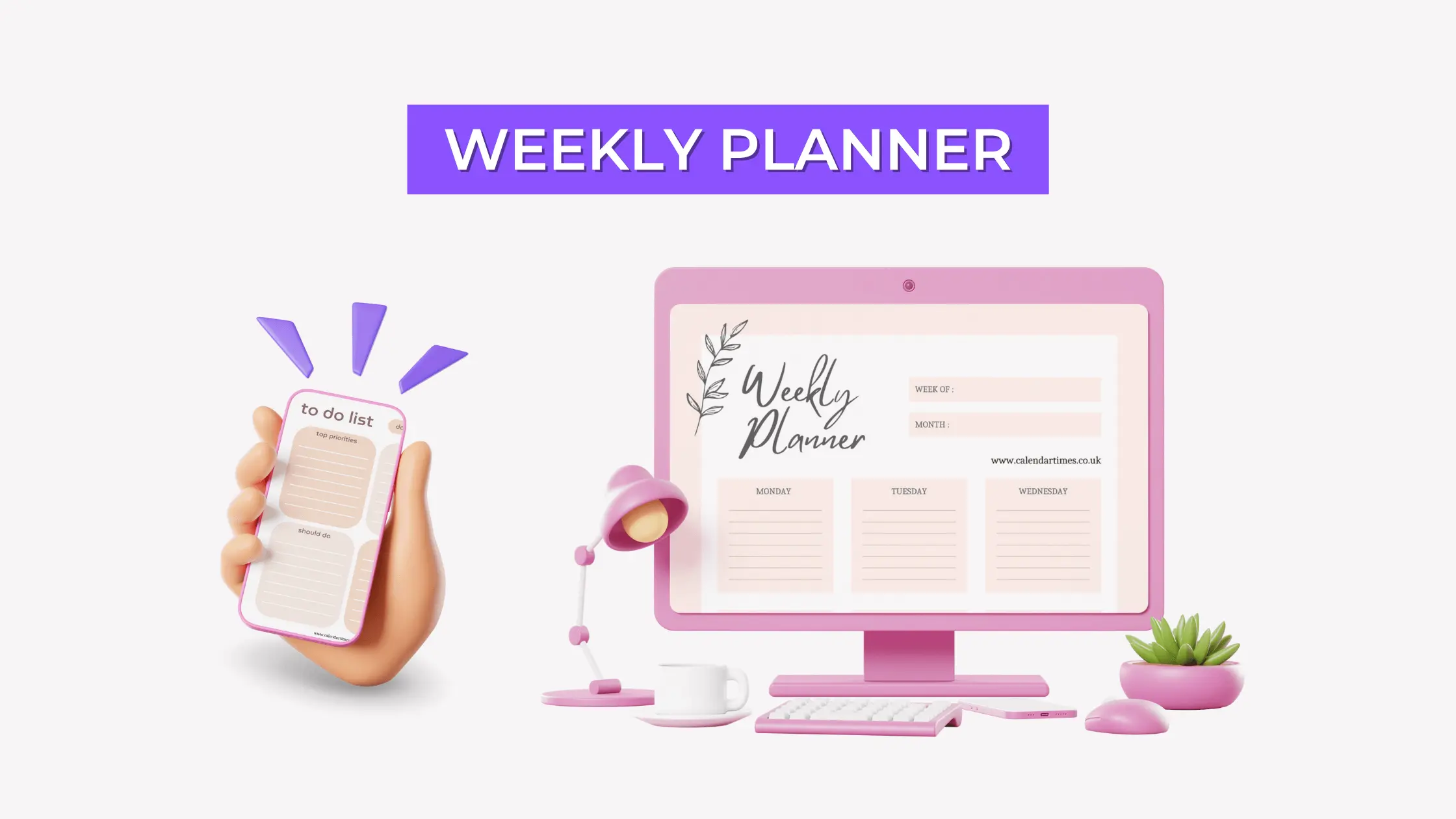 Weekly Planner Printable PDF Free