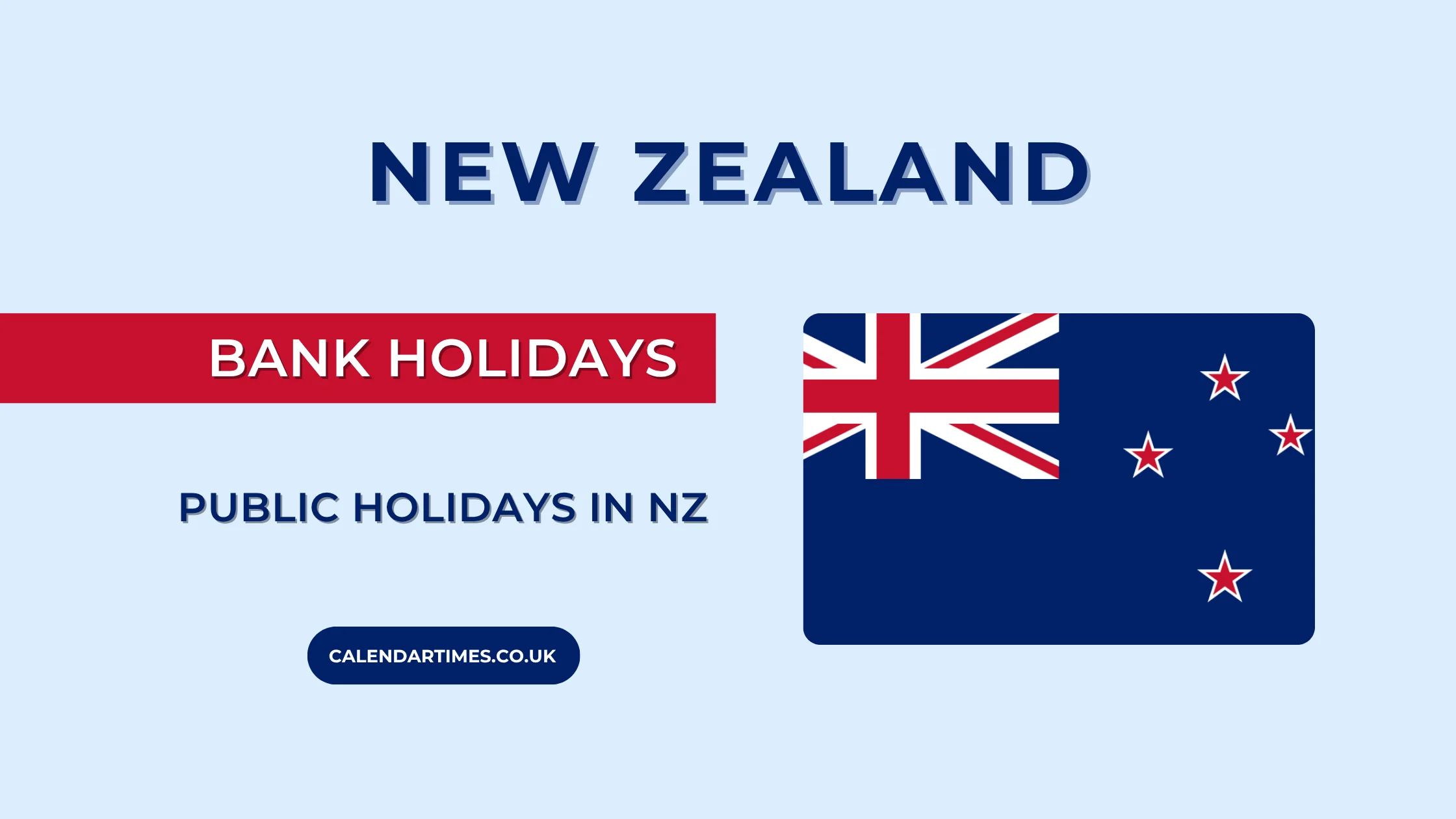 NZ Bank Holidays and Public Holidays