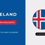 Iceland Bank Holidays, Dates and Calendar
