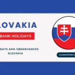 Slovakia Bank Holidays and Dates