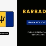 Barbados Bank Holidays and Observances