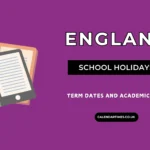 England School Holidays and Term Dates