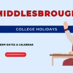 Middlesbrough College Holidays and Term Dates