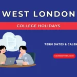West London College Holidays and Term Dates