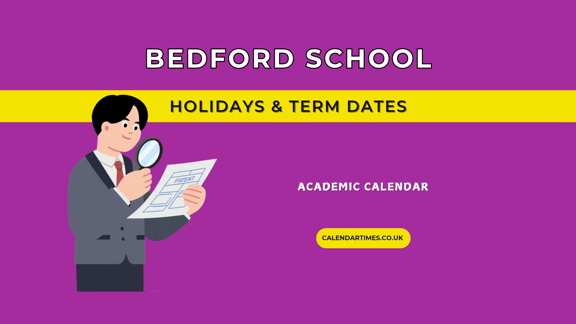 Bedford School Holidays and Term Dates